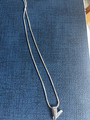 Atencio Sterling Silber 925 Herz Anhänger Halskette Schlangenkette signiert