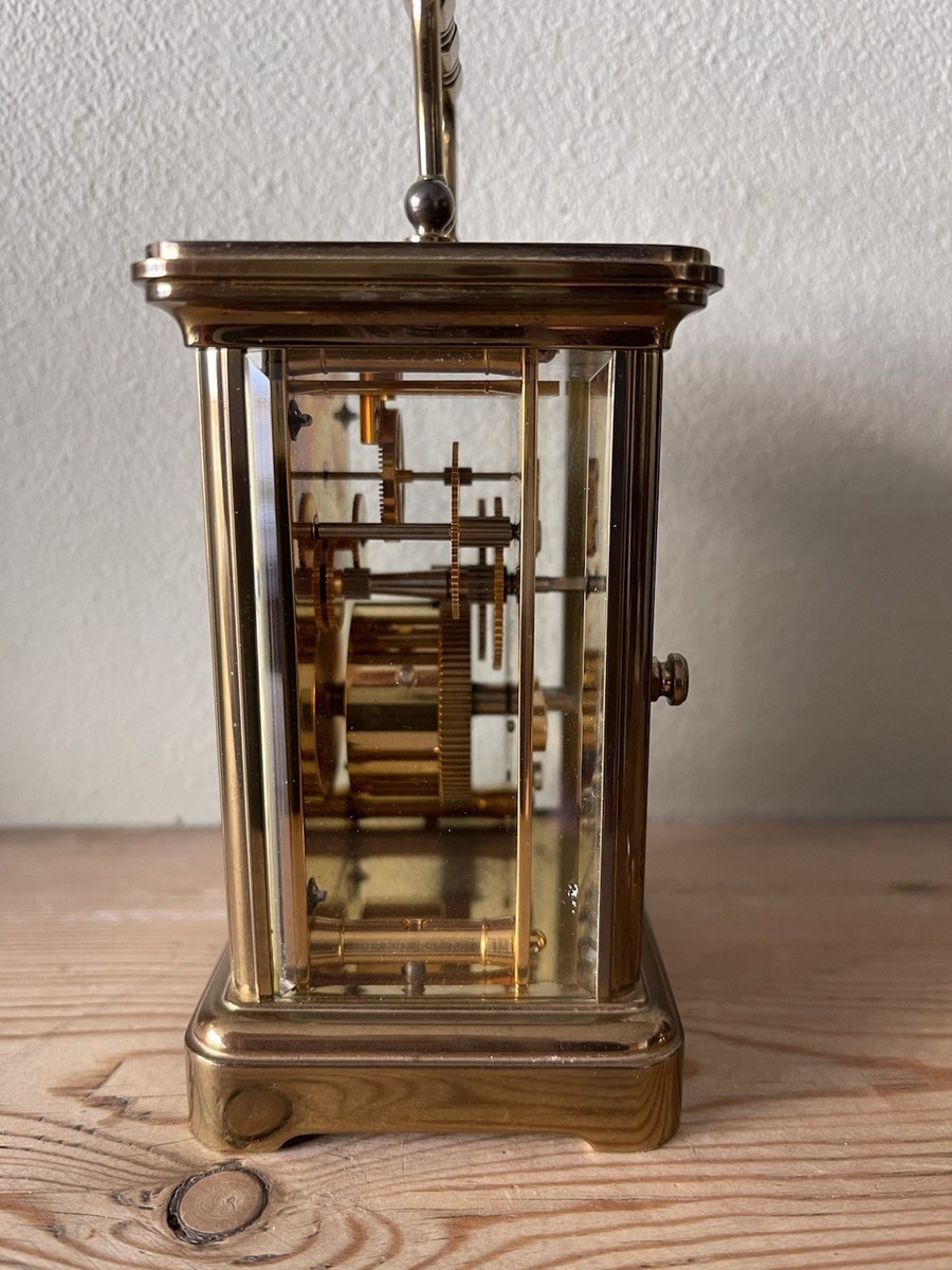 MATTHEW NORMAN LONDON Swiss Brass Carriage Clock with Box & Key | eBay