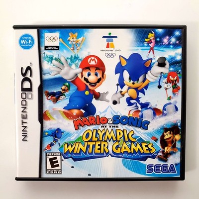 Mario And Sonic At The Olympic Winter Games - Nintendo DS Tested Authentic