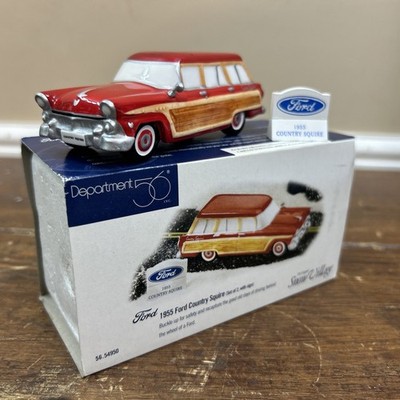 DEPT 56 54950 1955 Ford Country Squire Red Woodie 