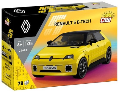 Cobi 24673 Renault 5 E-Tech gelb