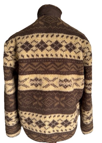Chaqueta polar marrón con estampado Polo Ralph Lauren - Talla XL - NUEVA CON ETIQUETAS - Imagen 2 de 15