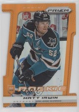 2013-14 Panini Prizm Orange Die-Cut Prizm /50 Matt Irwin #278 r7p