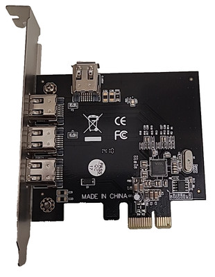 LOGILINK PC0030 A 3+1 Ports FireWire PCI-e Controller Karte