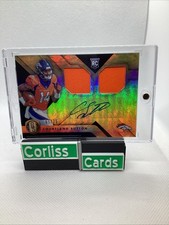 2018 GOLD STANDARD Courtland Sutton RPA DUAL PATCH RC AUTO /75