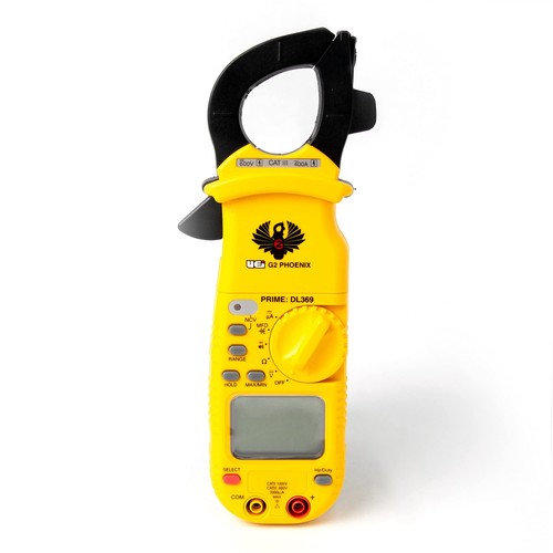 UEi DL369 Digital Clamp Meter HVAC Auto-Ranging 4000 Counts Volt Meter AC Amp...