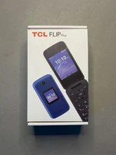 US Cellular UNLOCKED TCL Flip Go Elegant Blue 8GB 4058L Flip Phone Plus BOX