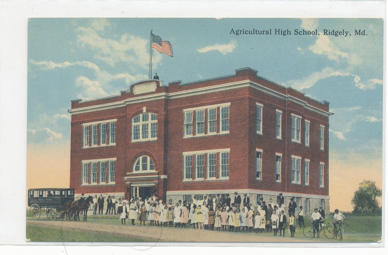 MD, RIDGELY  -- AGRICULTURAL HIGH SCHOOL -- postcrad