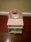 Wooden Jewelry storage with 2 Drawers and Mirror. 10" x 7" x 4" — photo 2