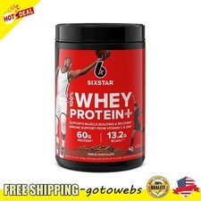 100% Whey Protein Powder 30g Protein Triple Chocolate Muscle Building 1.81 Lbs 16.87 per gallon