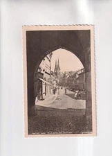 F6994) Carte postale, SAALFELD / salle - vue par la porte supérieure des...