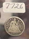 1843 P SEATED LIBERTY DIME