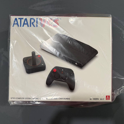 New Sealed - Atari VCS 800 Console ONYX Bundle Video Game Retro Gaming 4K HDMI
