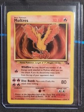 Pokémon TCG Moltres Fossil Card 27/62 Non-Holo Rare on eBay