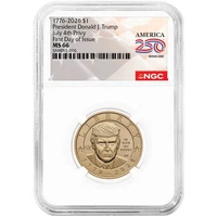 Presale - 2026 $1 President Donald J. Trump Semiquincentennial Dollar Privy NGC