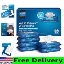 Convenient 300 Count Aloe Wipes for Incontinence - Large Size  Soft Texture