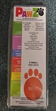 3 Packs Pawz X-Small Disposable/Reusable Rubber Waterproof Boots 12 pack Each