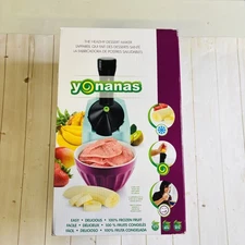 Yonanas Original Healthy Frozen Dessert Maker Machine NEW OPEN BOX.  Fun!