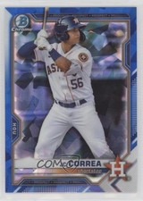 2021 Bowman Chrome Draft Sapphire JC Correa #BDC-29 2g6