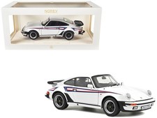 Norev 187668 1/18 1980 Porsche 911 Turbo 3.3 White with Blue and Red
