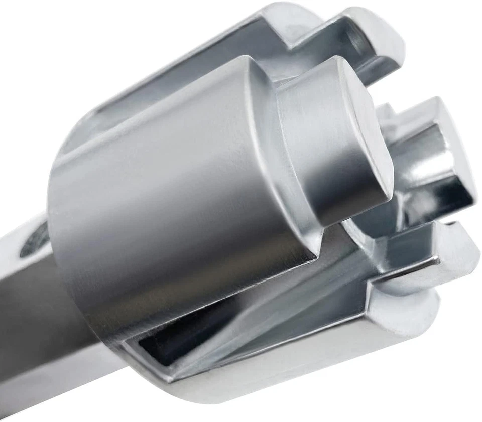 Llave removedora de drenaje de bañera de aleación de zinc duradera - diseño versátil de 6,1 pulgadas Foto 4 de 4