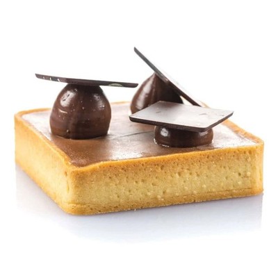 Kuchenring Kuchenformen eckig 8x8 cm 6 Stück SILIKOMART - Tortenring