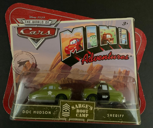 Sarge's Boot Camp Doc Hudson & Sheriff Disney Pixar Cars Mini ...