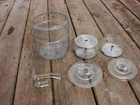 Vintage Pyrex Flameware Glass 6-9 Cup Percolator Coffee Pot  7759 & Spare Parts