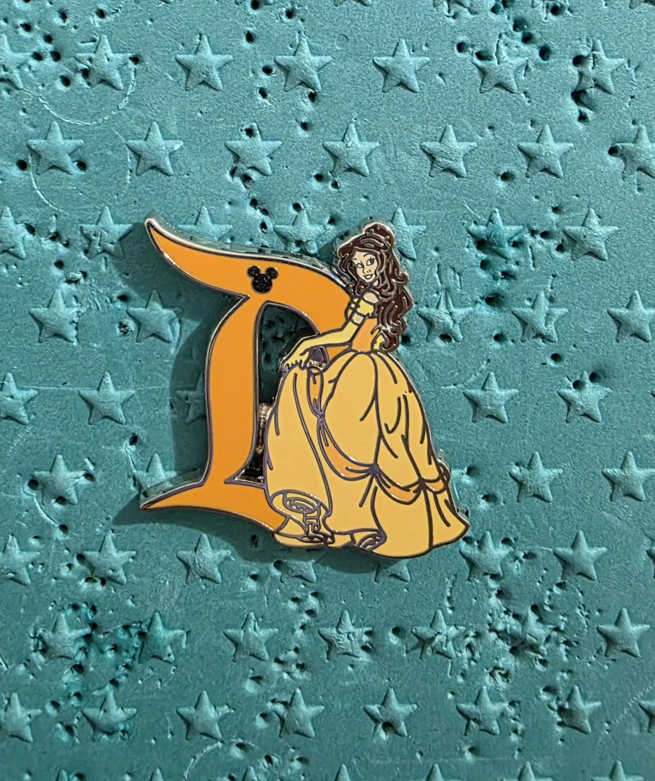 Disneyland D Hidden Mickey Disney 2024 Beauty and the Beast Belle Mystery Pin