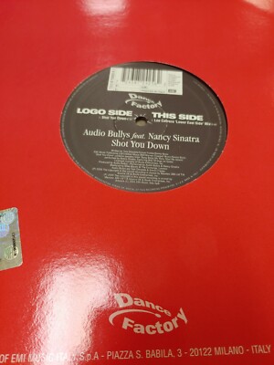 AUDIO BULLYS SHOT YOU DOWN 12'' SINGLE LP RARE OOP LIKE NEW IMPORT
