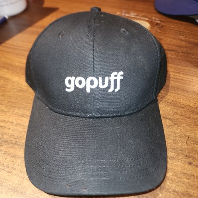 Gopuff Employee Hat New Strapback Black Food Delivery Worker Dad Cap BRAND NEW