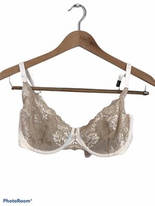 Victoria's Secret Women's White Lace Sheer Underwire Bra Size 36DD No ...