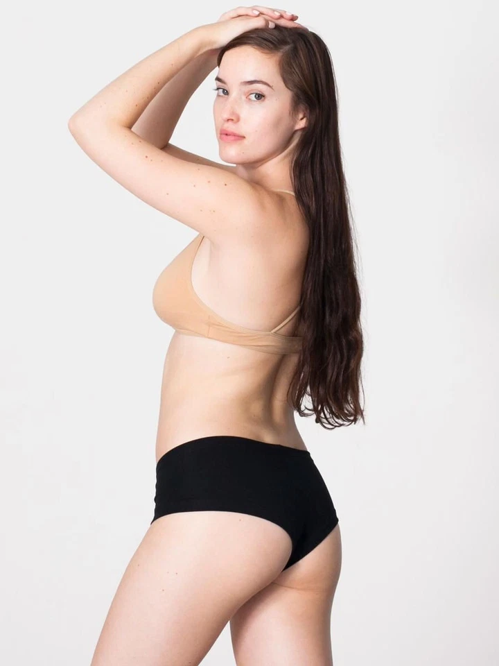 American Apparel Hot Pant Botín Pantalones Cortos Niño Pantalones Cortos Negro Cheeky Undies M, L Foto 2 de 3