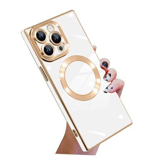 Case Designed for Magnetic [Compatible with iPhone 16 Pro Max Magnetic White