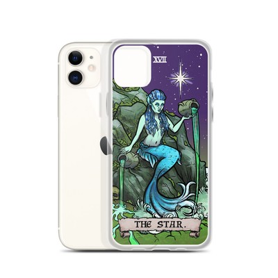 The Star Tarot Card Phone Case for Apple iPhone Mermaid Spooky