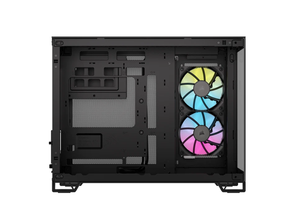 CORSAIR iCUE LINK 2500X RGB Micro ATX Dual Chamber PC Case – Two Tempered Glass - Image 4 of 4