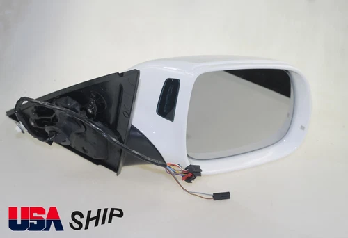 Side Mirror Power Folding W/Lane Assist  For Audi Q5 2009-2016 11pin Right Side