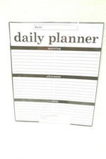 Horizon DAILY PLANNER 60-Sheet Pad To-Do Pages Notepad Desk Accessory