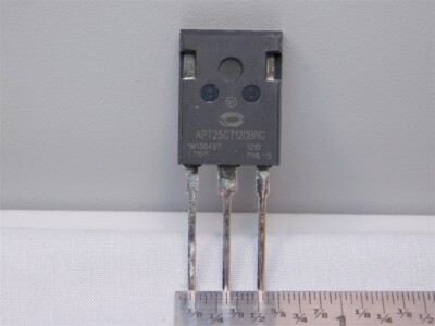 Microsemi APT25GT120BRG 1200V 54A 347W Thunderbolt IGBT TO-247 Package