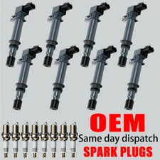 8X OEM Ignition Coil & 8X Iridium Spark Plug for Dodge Dakota Jeep 4.7L V8 UF270