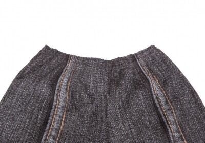 PLEATS PLEASE Denim Print Pleated Mesh Shorts Size 3(K