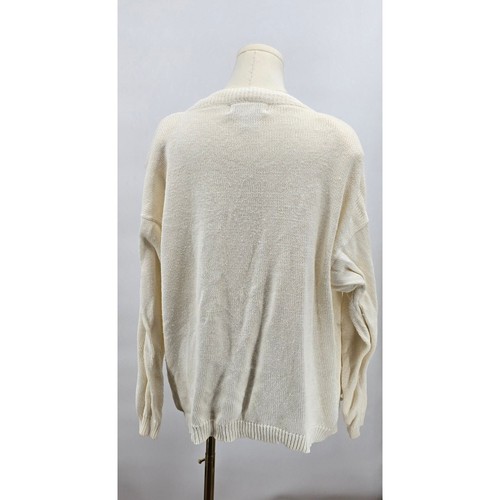 Vintage 1990sVictoria Harbour White Beaded Cardigan - Picture 4 of 7