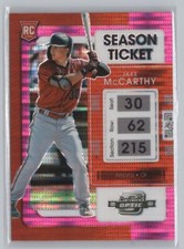 2022 Panini Chronicles #15 Jake McCarthy Contenders Optic Pink Pulsar