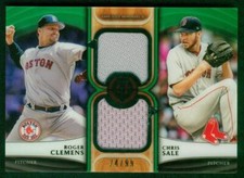 020 Relic, 2018 Topps Tribute Dual Relic, Green, Clemens & Sale, DR-CS, 24/99