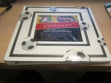 Paper Boutique Soccer Scrapbook Kit 250 Pieces Stickers / Die-Cuts 8" X 8"