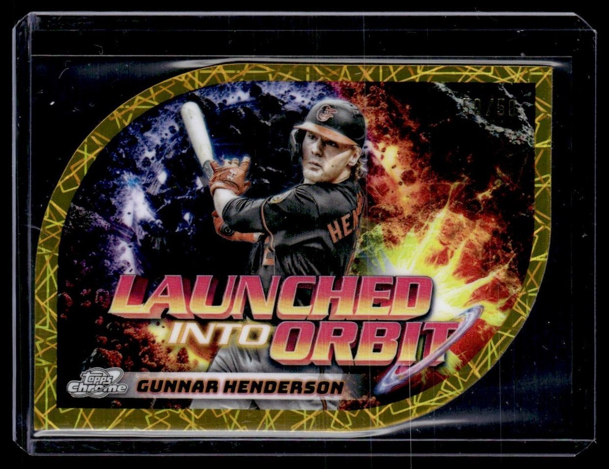 2024 Topps Chrome Cosmic Launched into Orbit Gold Interstellar 