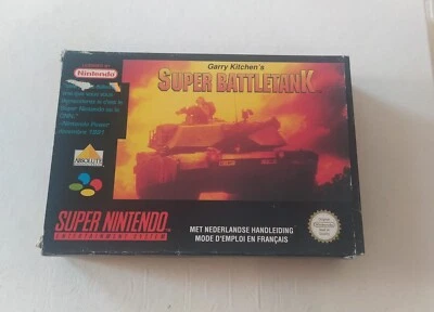 SUPER BATTLETANK SUPER NINTENDO - Pal España. usado - Imagen 1 de 3