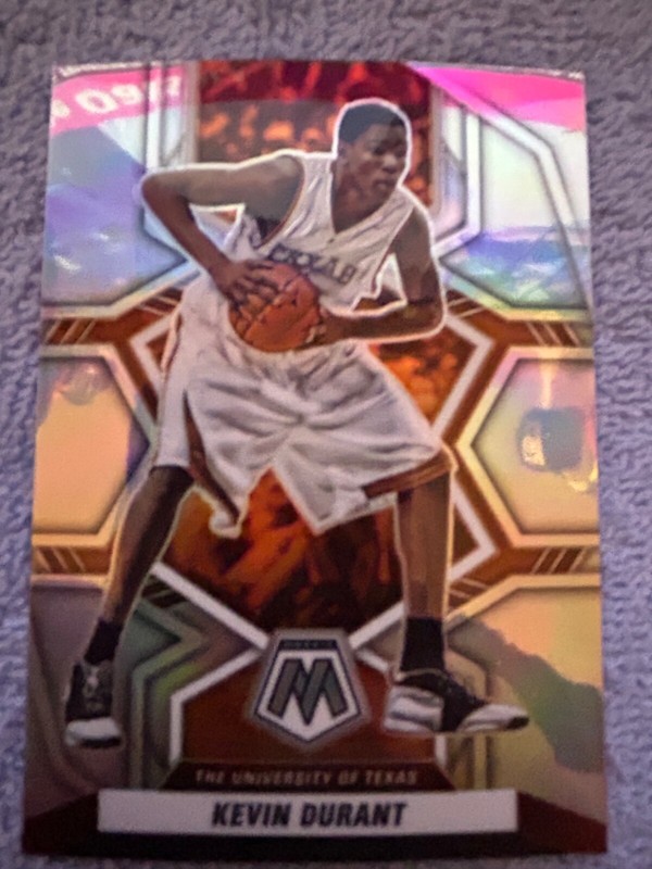 Kevin Durant 2022  Panini Chronicles Draft Mosaic SILVER PRIZM #21 Longhorns SP