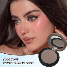 Paleta de contorno de maquillaje tono frío paleta de polvo prensado mate