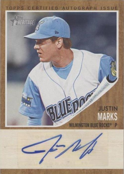 2011 Topps Heritage Minor League Edition - Justin Marks #RA-JMA - 1 of 1